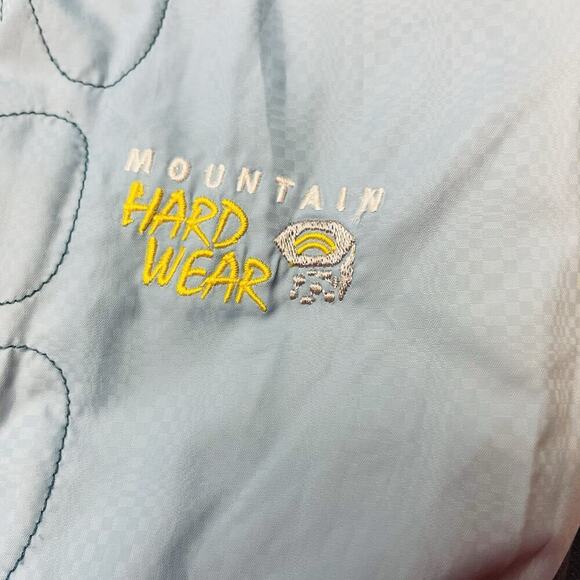 Mountain Hardware Primaloft Jacket Womens 10 Blue Reversible Quilted Outdoor - Picture 12 of 16